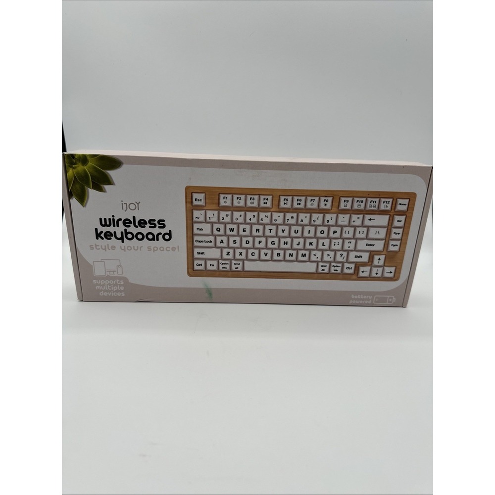 iJoy Wireless‎ Wooden Keyboard - Open Box